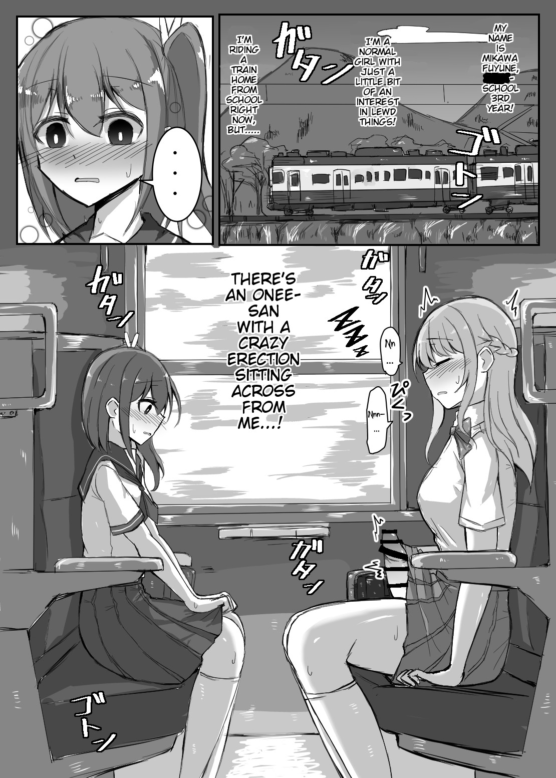 Hentai Manga Comic-A Story About Teasing a Sleeping Futanari Girl-Read-3